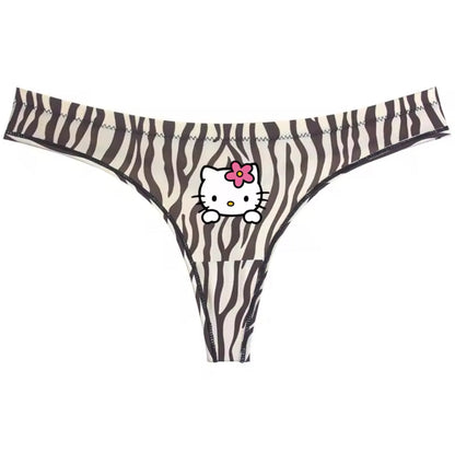 Hello Kitty Print Underwear Zebra