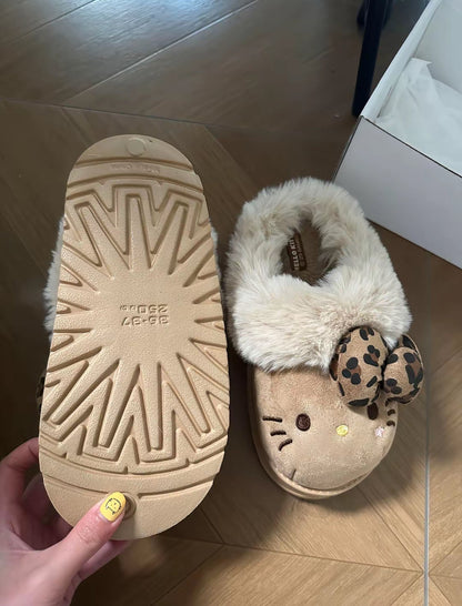 Viral Hello Kitty Fluffy Slippers